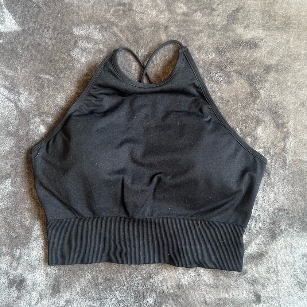 NVGTN Black Sports Bra